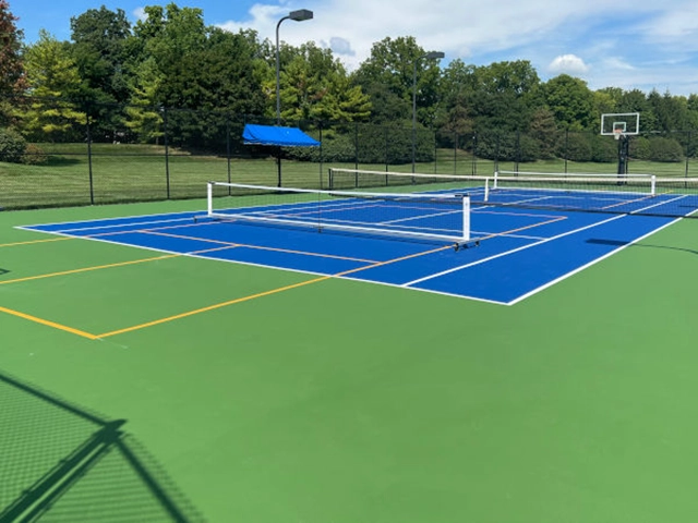 Thi công xây sân tennis-pickleball CAO CẤP 515 NNU